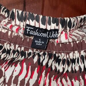 Fashion Web Brown and orange jumpsuit